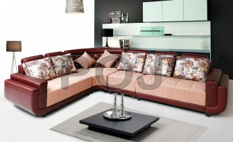 C Corner With High Density Foams In Cushioned ( 5 Seater Sofa )